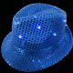 Gorro Luces Led con Lentejuelas